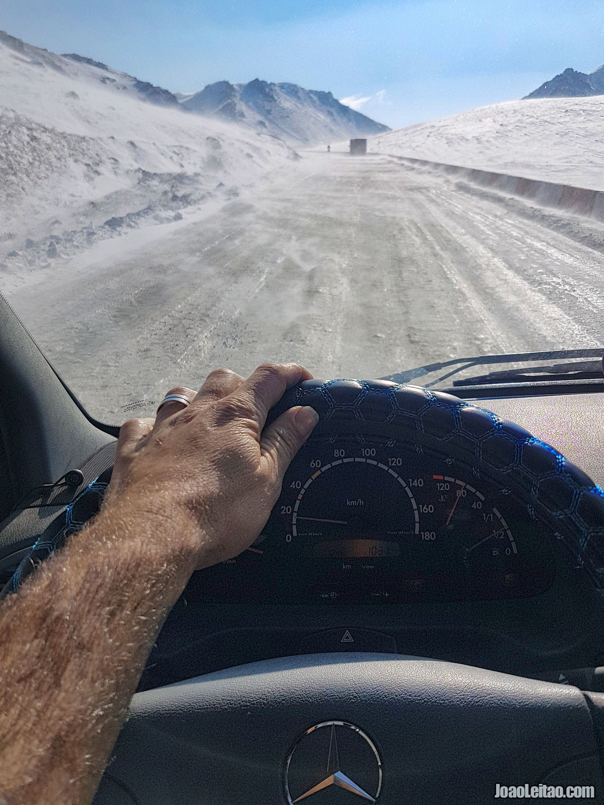 Ice on the road