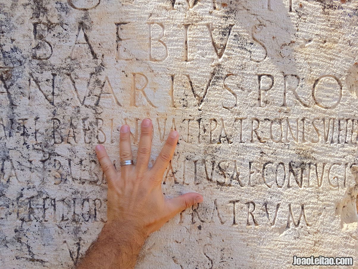 ROMAN INSCRIPTIONS IN BAALBEK