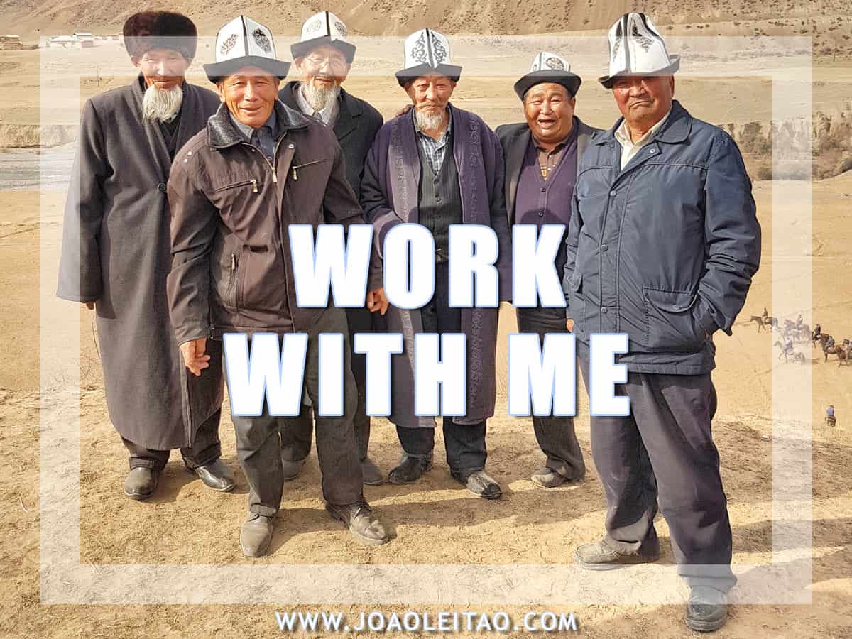 Work with me - Sponsorship & partnerships WORK WITH ME