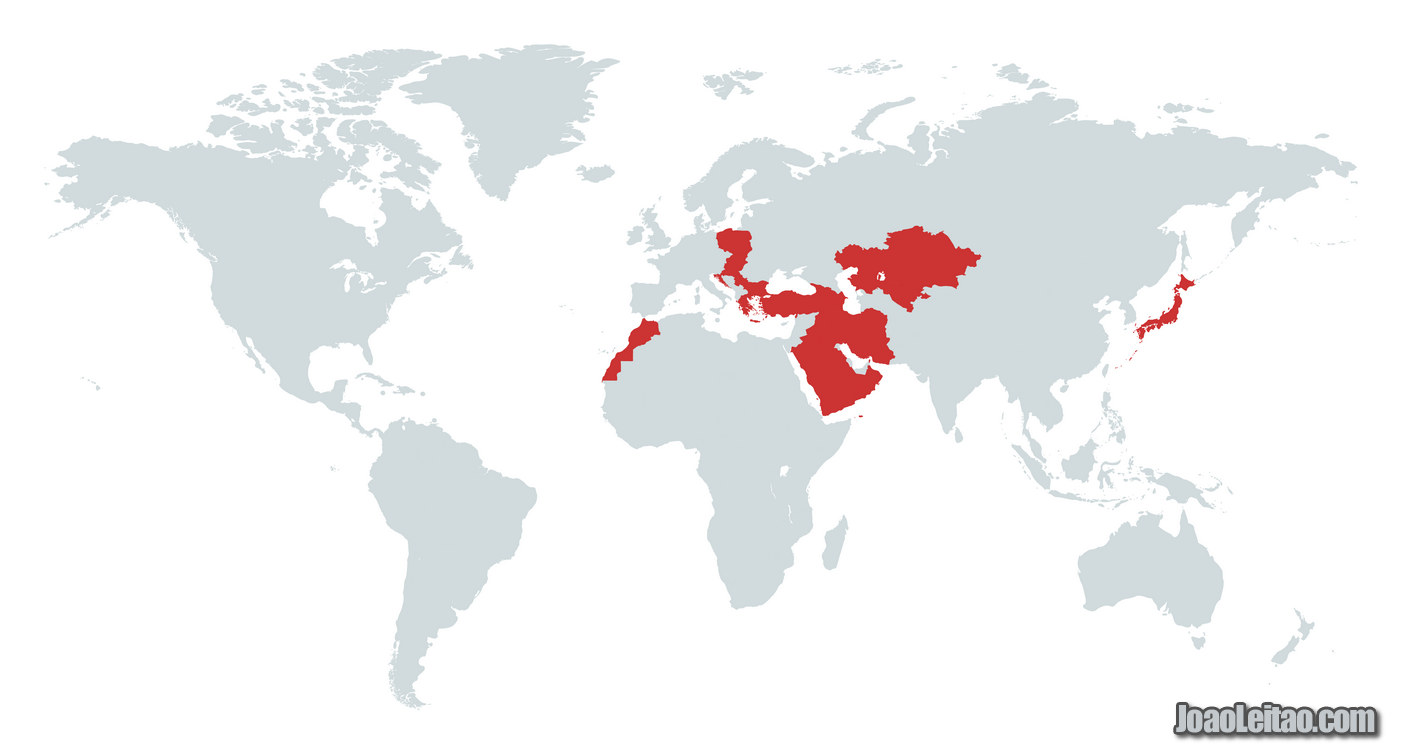 Visited Countries • Detailed Maps and Info