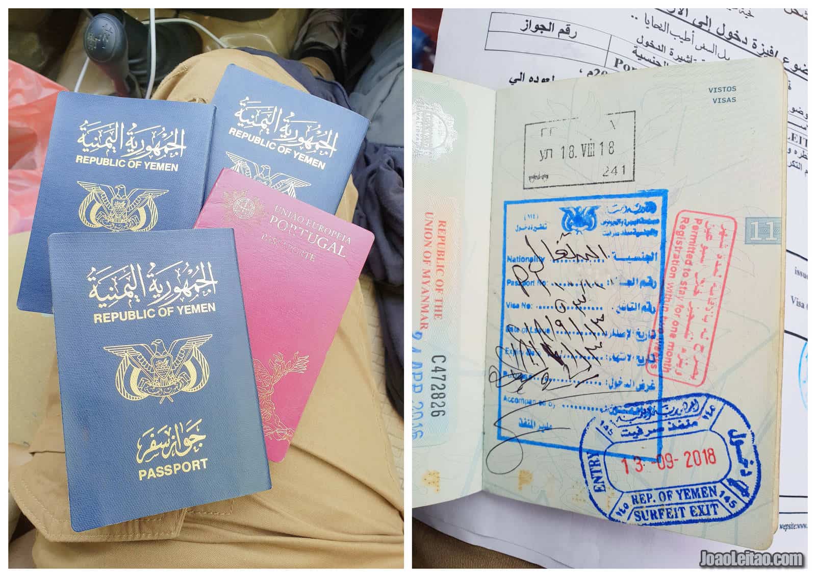 YEMEN VISA PASSPORT