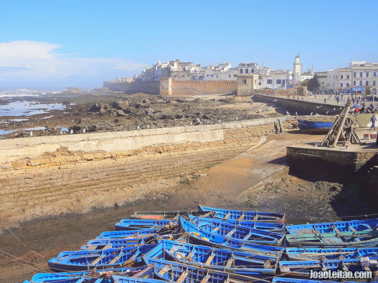 Visit Essaouira port ramparts