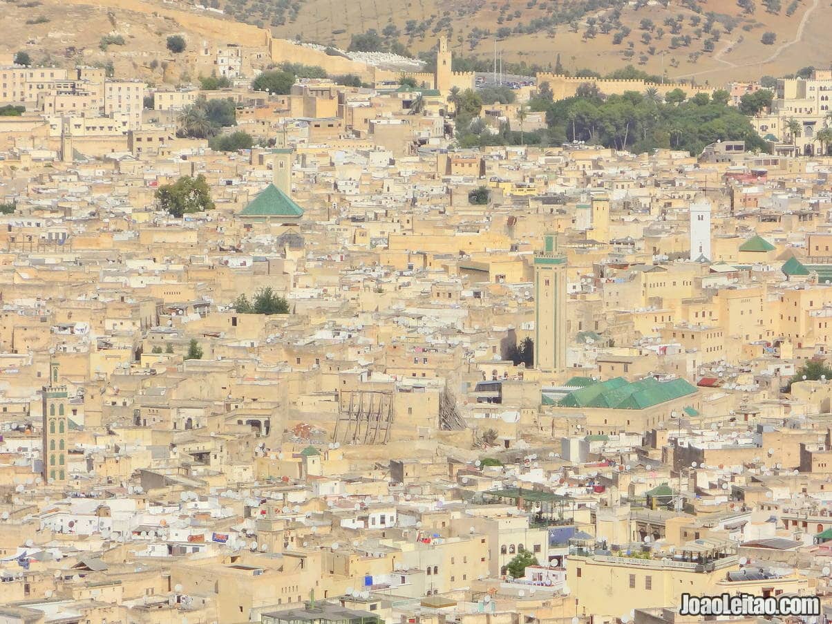 View of the Medina of Fez from Borj Nord viewpoint