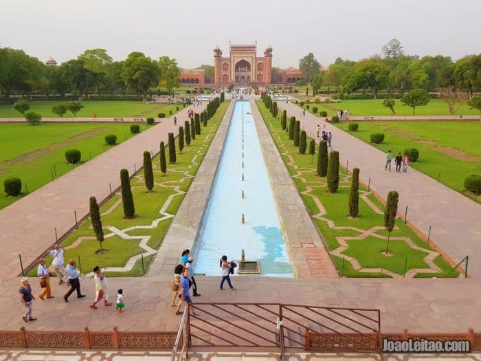 Visit Taj Mahal Mausoleum Complex In Agra India