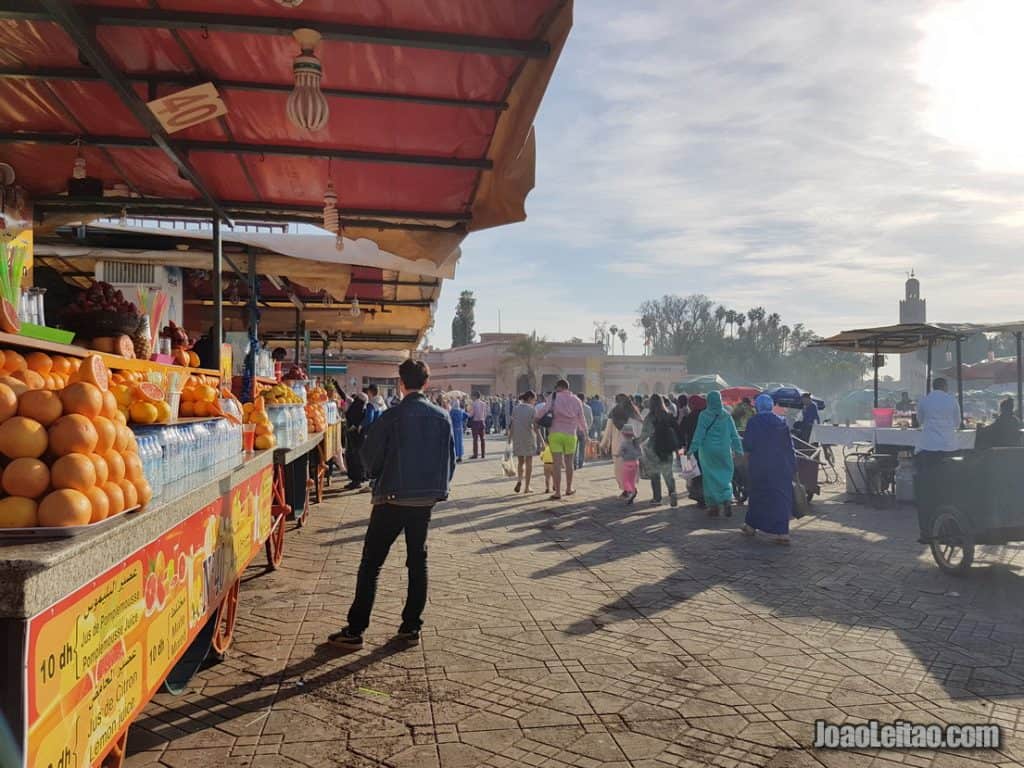 Jemaa el-Fna Square in Marrakesh