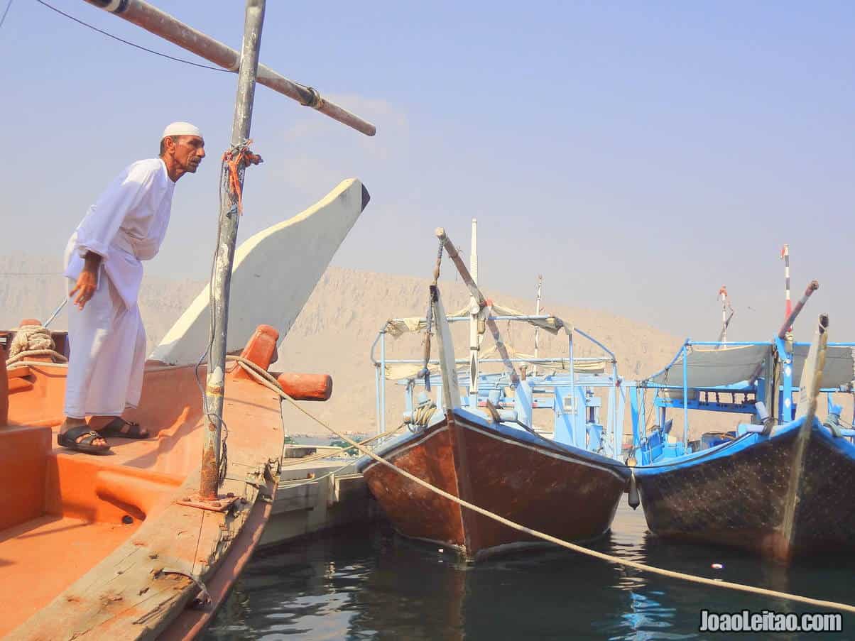 Khasab port in Ras Musandam