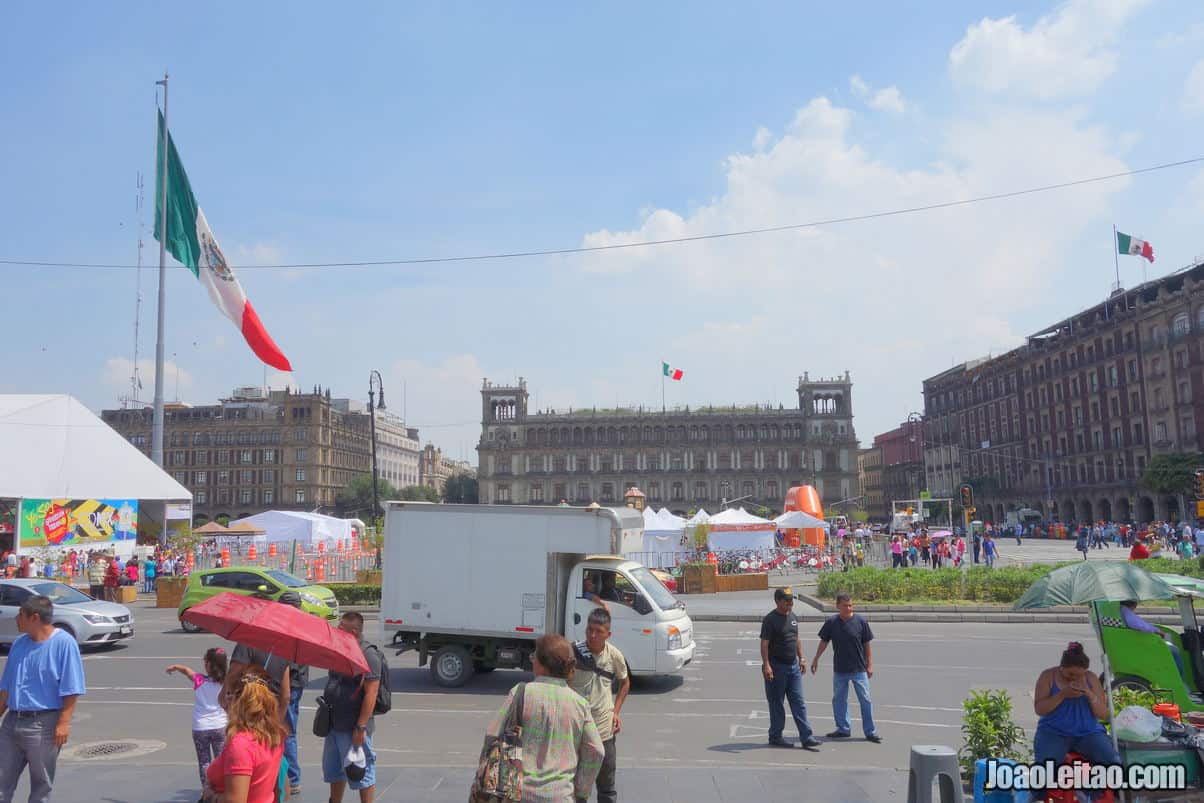 Constitution Square in Mexico City