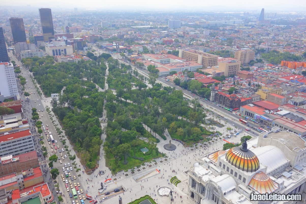 Beautiful Mexico City from above