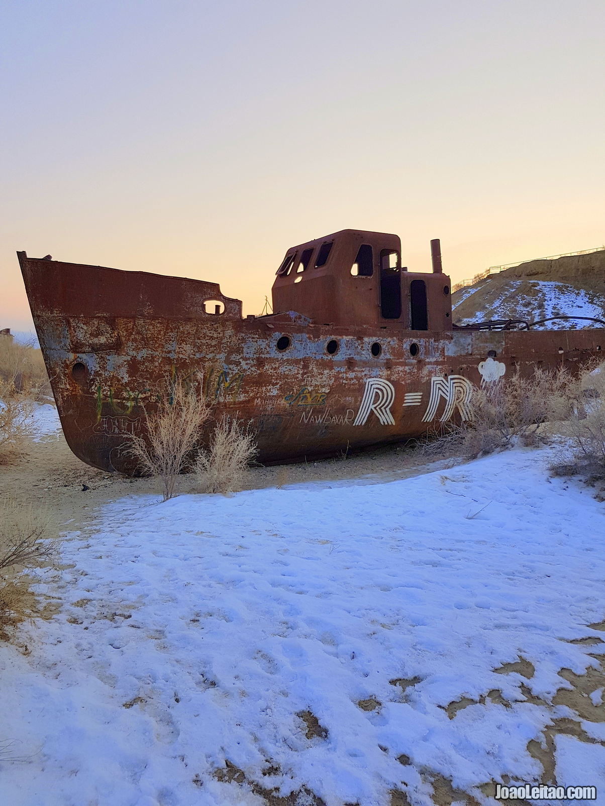 Aral Sea in Uzbekistan