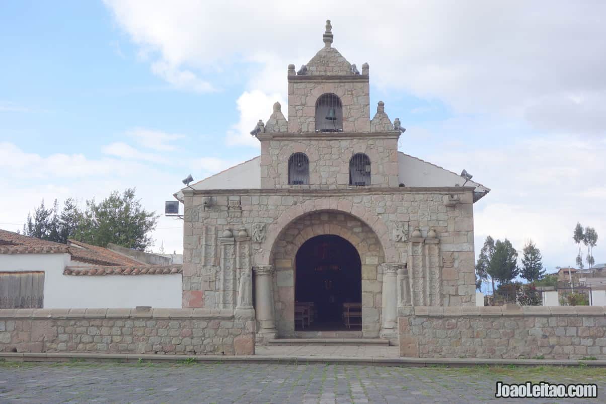 Balbanera Church of Colta in Ecuador