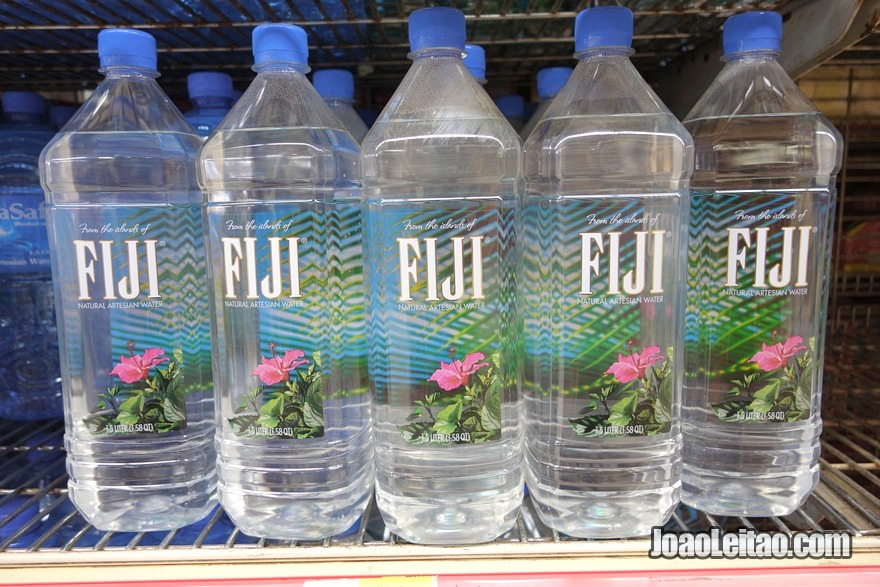 Drink Fiji’s mineral water