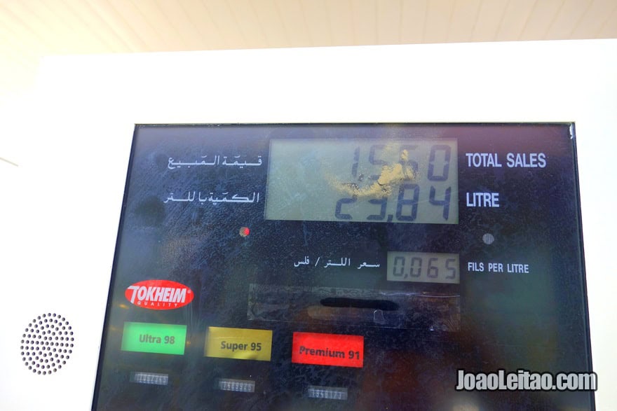 Price of Fuel in Kuwait