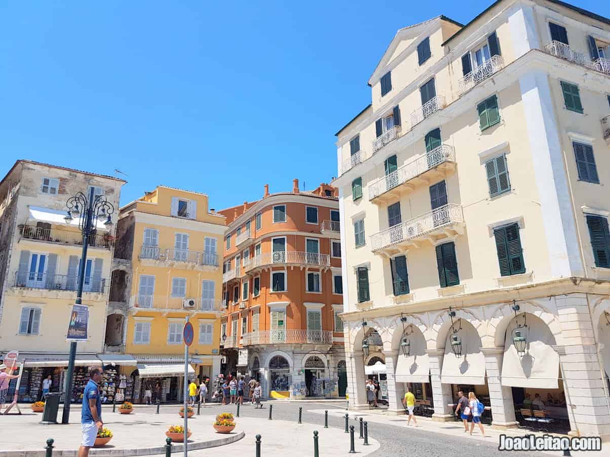 Spianada Square in Corfu