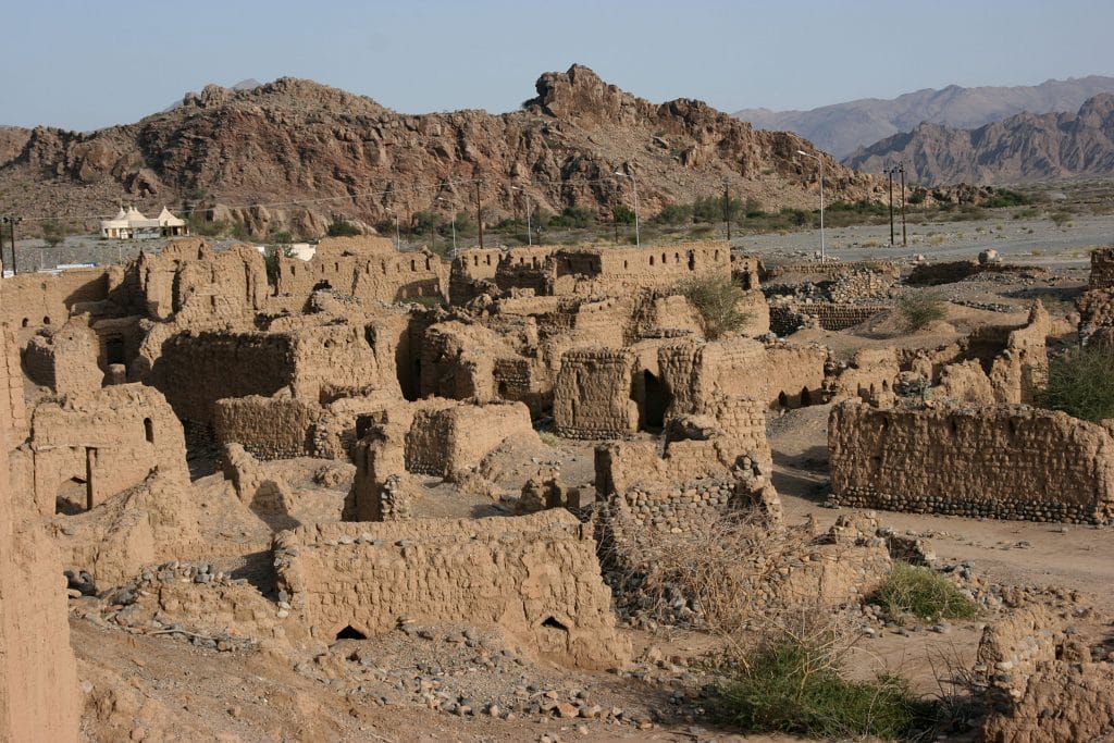 Historic ruins in Tanuf