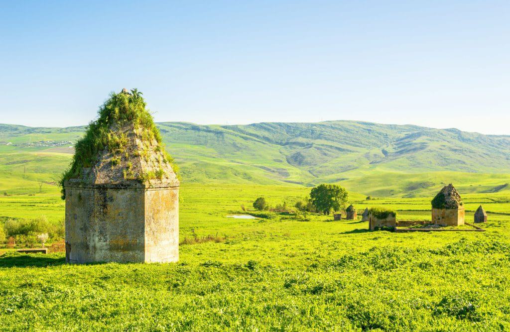 17th century memorial mausoleum complex in the Kalahana village, located in the south of Shamakha 