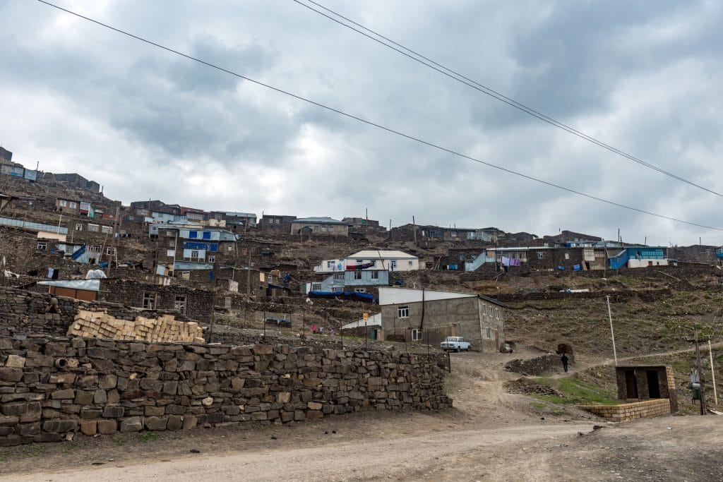 Ancient high mountain village Xinaliq