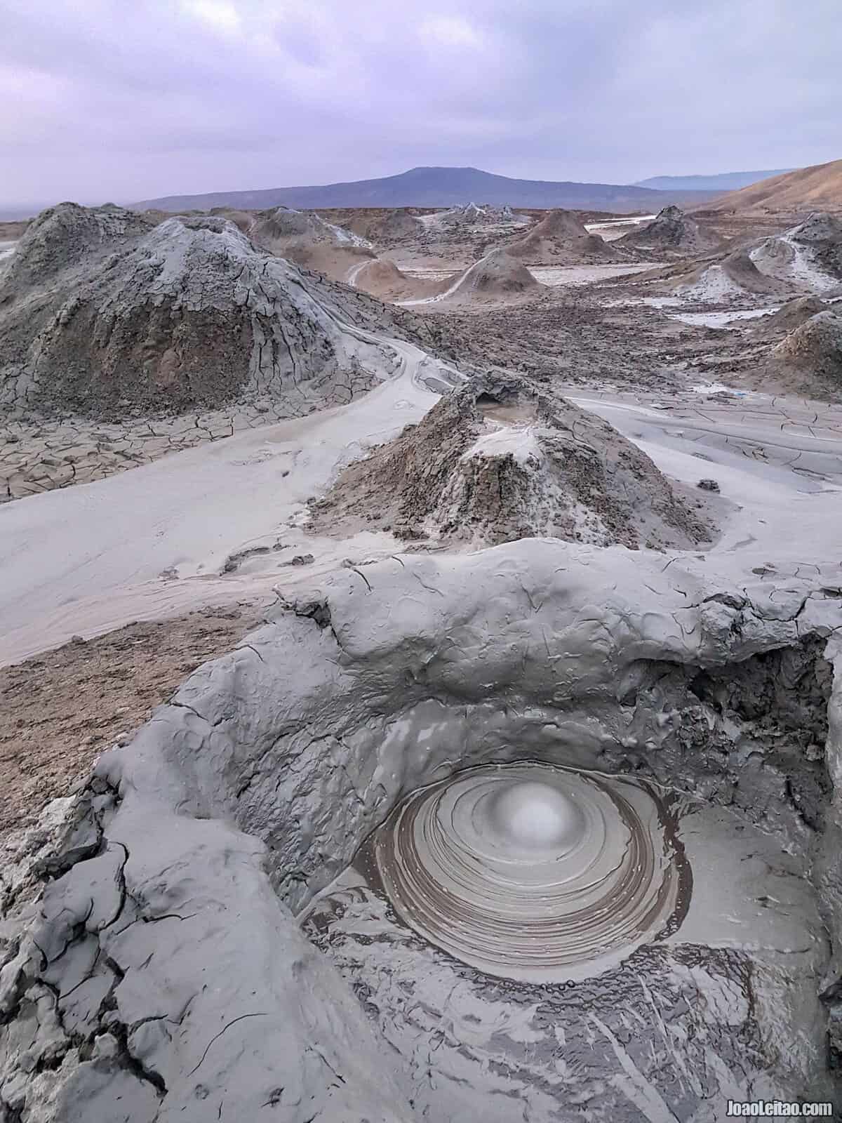 Mud volcanoes in Azerbaijan