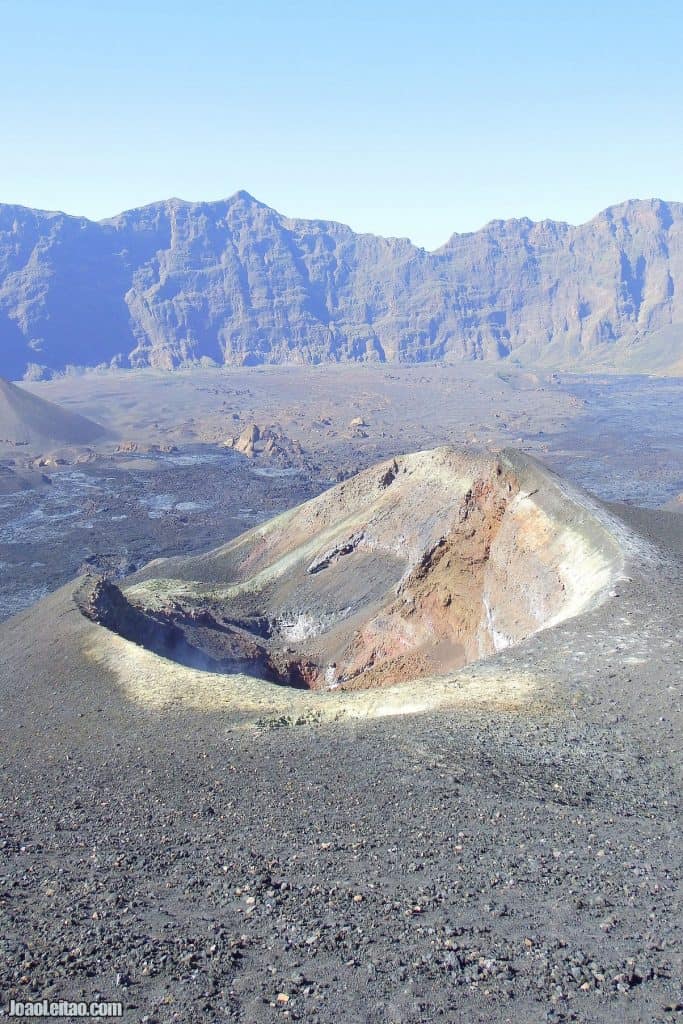 Climbing an active volcano in Cape Verde archipelago