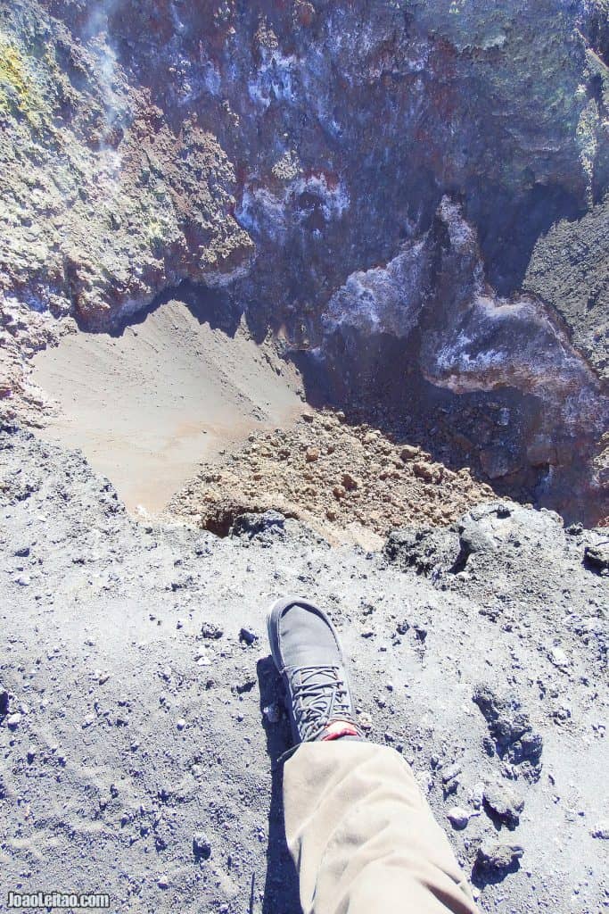 Climbing an active volcano in Cape Verde archipelago