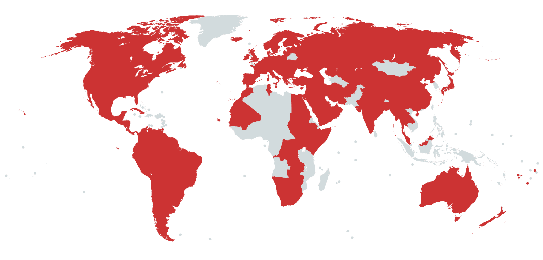 travel map visited countries