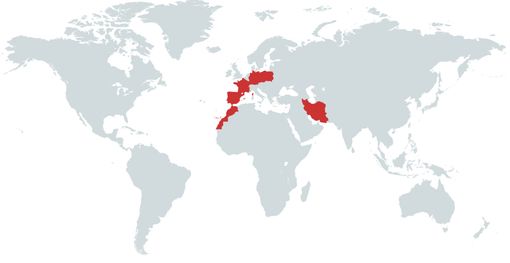 Visited Countries • Detailed Maps and Info
