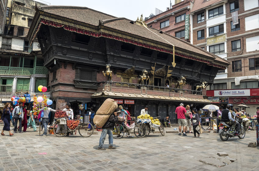 Indra Chok in the historic section of Kathmandu
